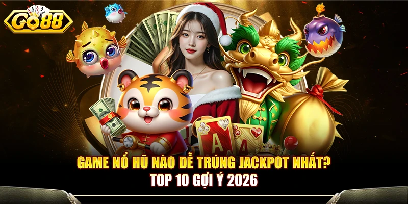 Game Nổ Hũ Nào Dễ Trúng Jackpot Nhất? Top 10 Gợi Ý 2026