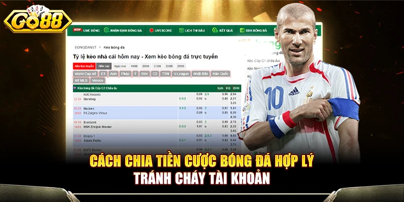 Cách Chia Tiền Cược Bóng Đá Hợp Lý Tránh Cháy Tài Khoản