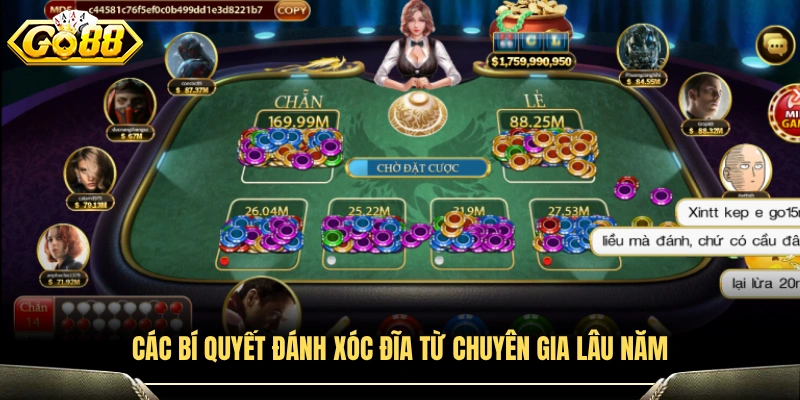 Bí quyết đánh xóc đĩa chia sẻ từ những người chơi kỳ cựu