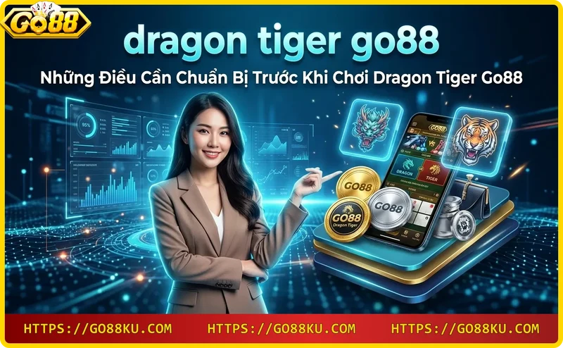 Các bước chuẩn bị trước khi chơi Dragon Tiger Go88: đăng ký, nạp tiền, chọn bàn