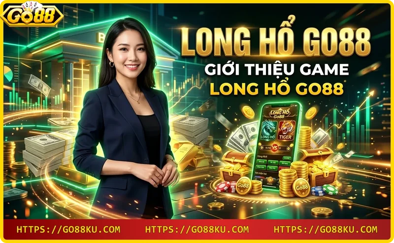 Giao diện game long hổ Go88 với bàn chơi casino trực tuyến