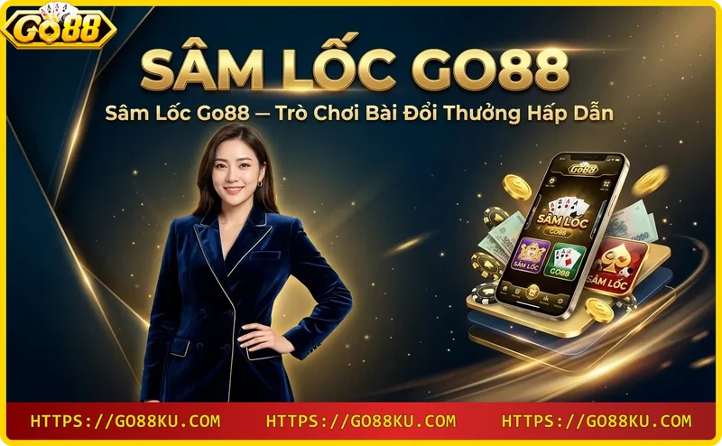 Hình ảnh minh họa sâm lốc Go88 với bài tây và chip
