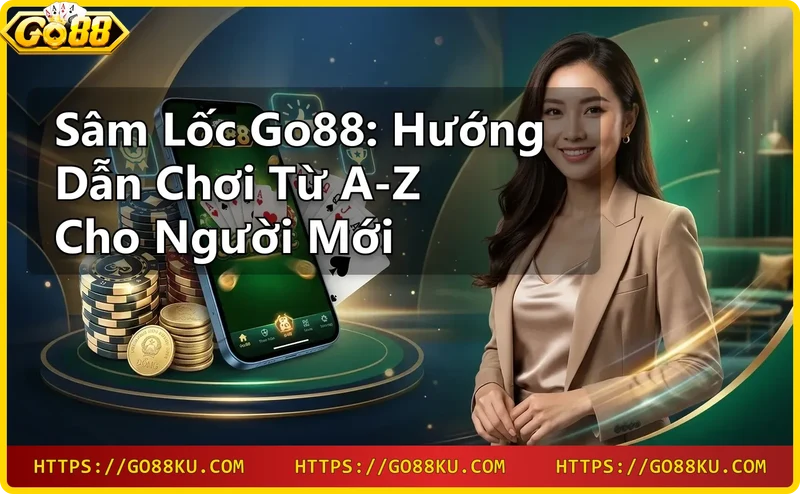 Hình ảnh minh họa sâm lốc Go88 với bài tây và chip