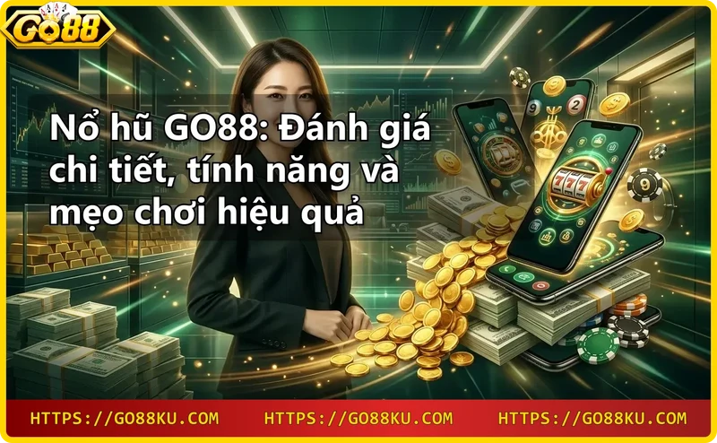 Người chơi đang khám phá game nổ hũ GO88 trên thiết bị di động